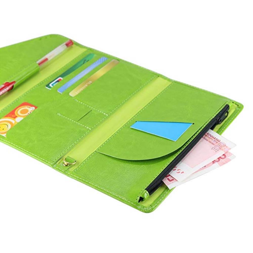 دارنده گذرنامه چرم طراح -6 Leather Passport Holder Designer-6