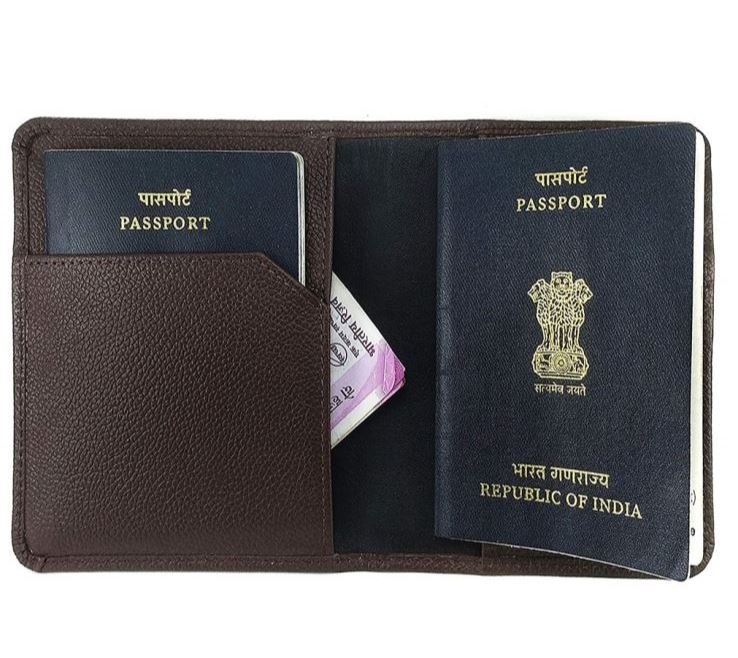 leather passport holder