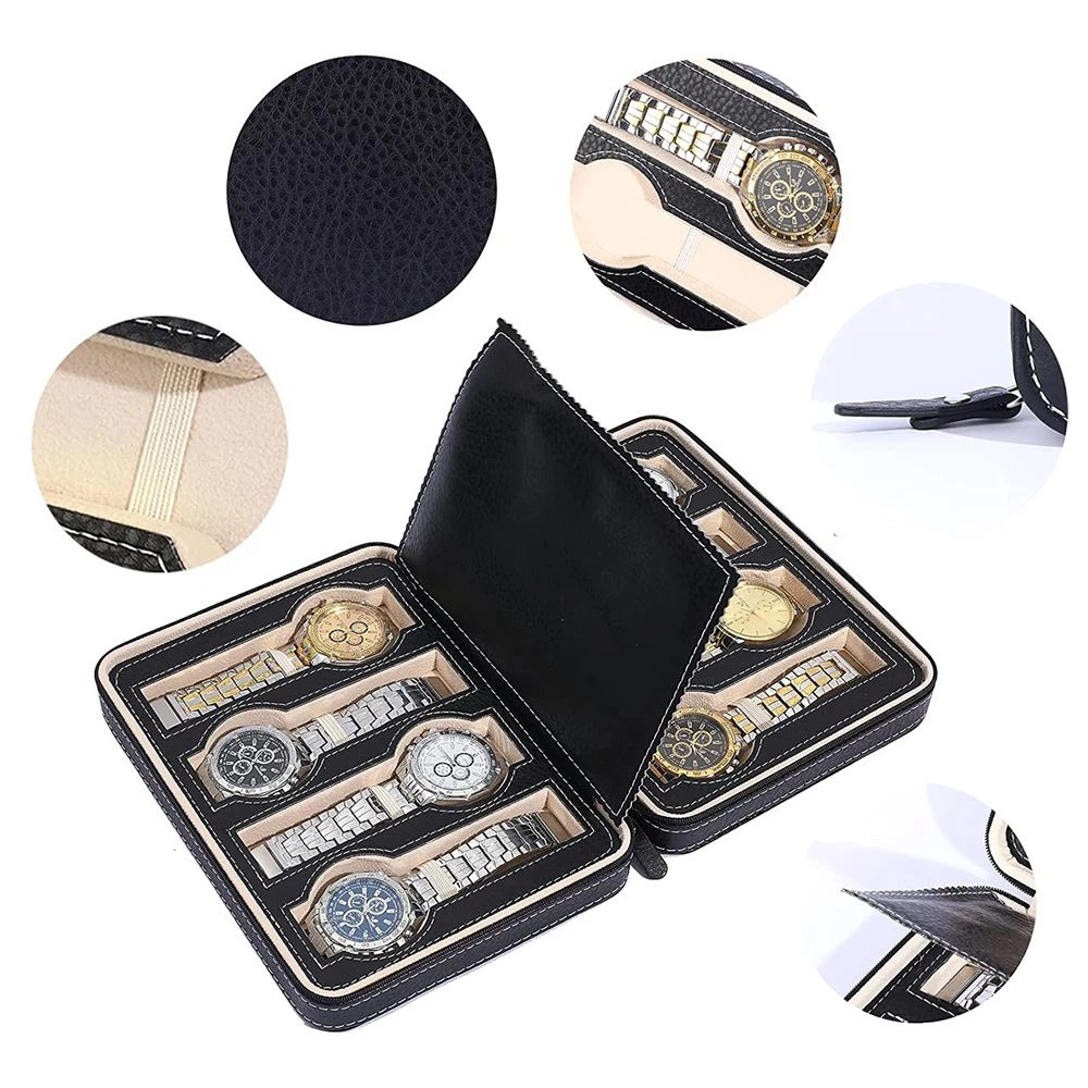 Portable Leather Watch Boxvvv