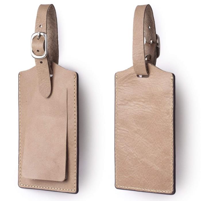 Travel Genuine Leather Luggage Tag