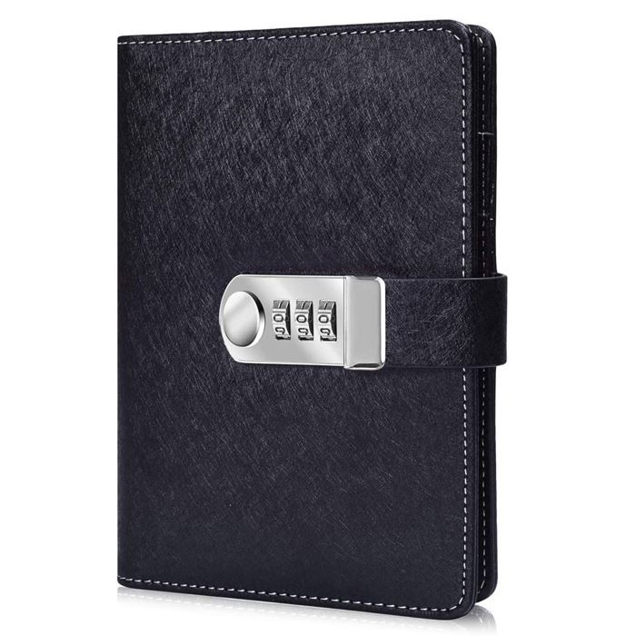 A6 Leather Diary With Lock