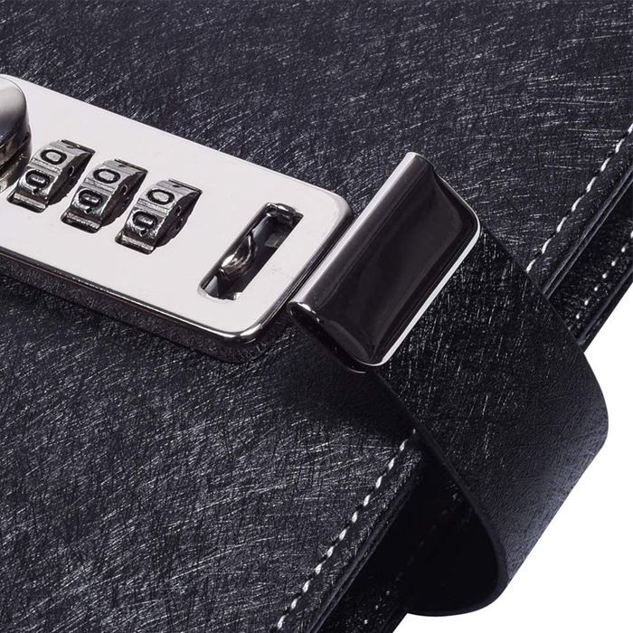 A6 Leather Diary With Lock