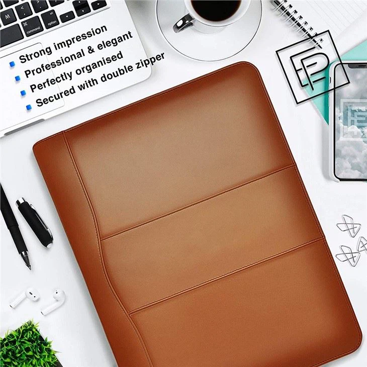 Leather Compendium A4 Folder