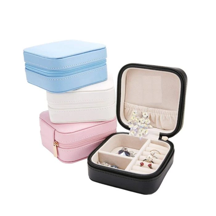 Leather Travel Jewelry Box
