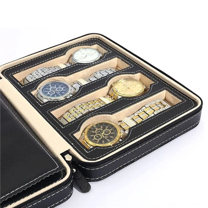 Portable Leather Watch Box