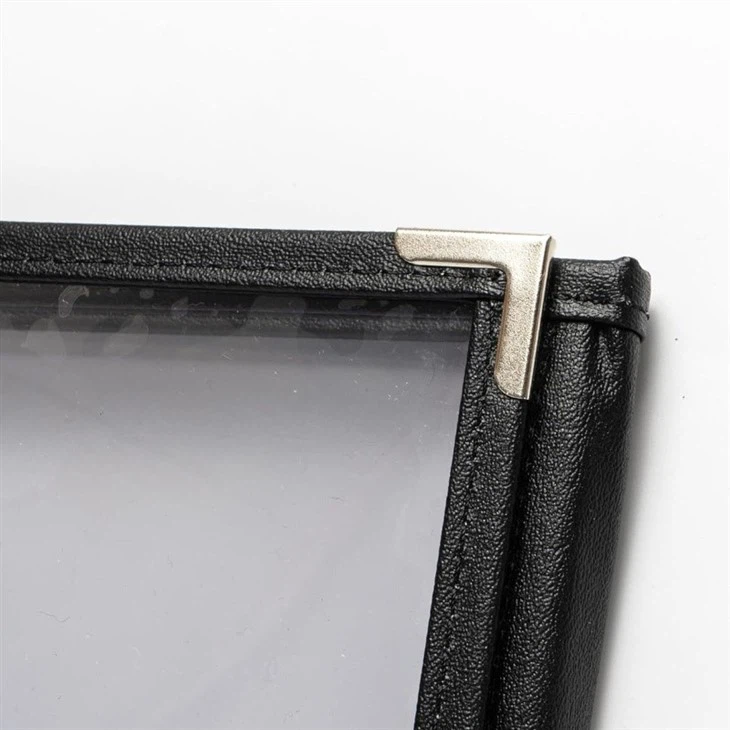 clear menu covers