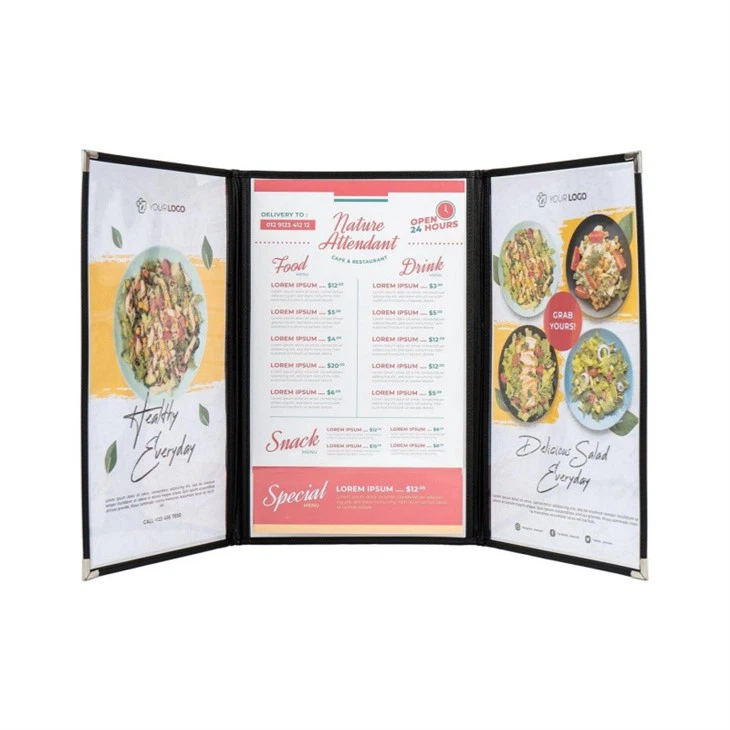 menu cover